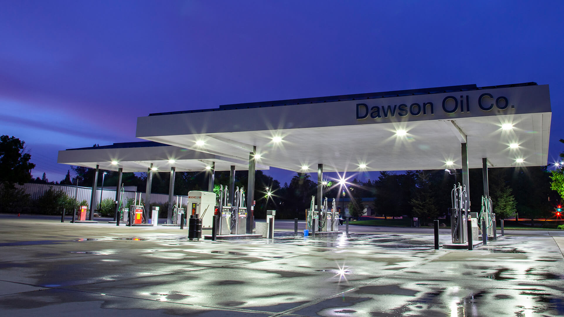 An image of the Dawson Oil location in Diamond Springs, California
