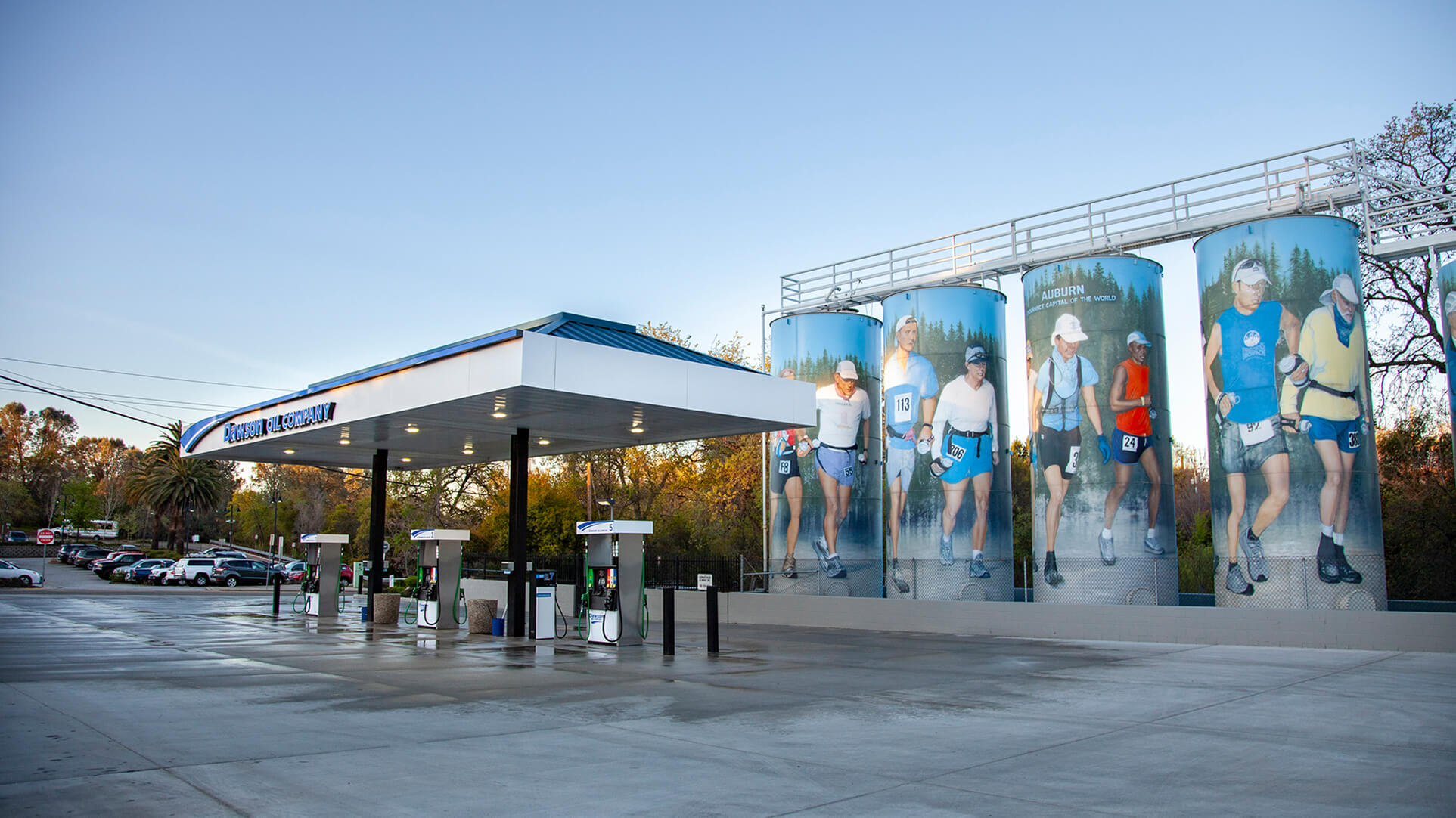 Gasoline, other fuel types, and DEF are available at 11101 Blocker Drive Auburn, CA. This unmanned station is well-lit and monitored with cameras.